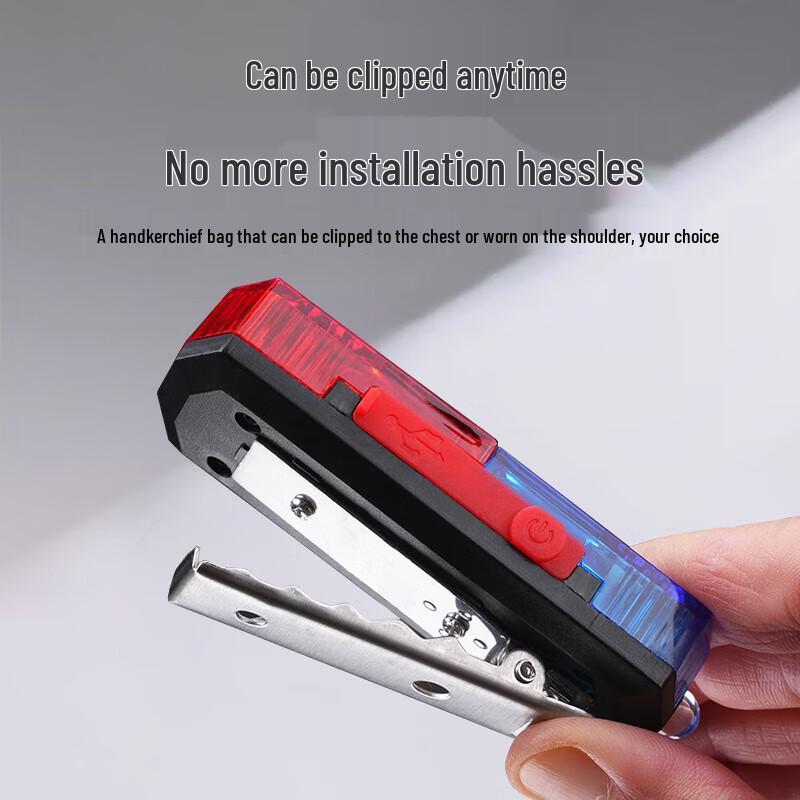 Shenhuo YJ05 Multi-function Red/Blue Flashing Shoulder Light