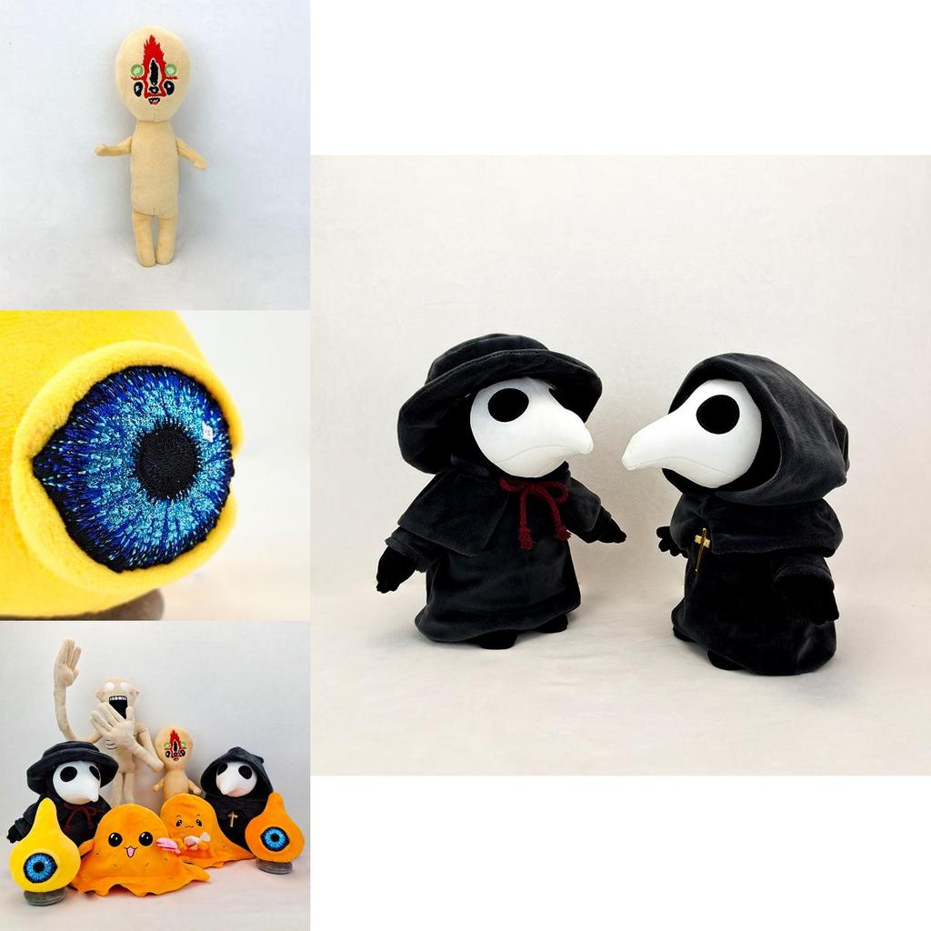 Серія плюшевих ляльок на Хелловін Милашки з Фонду SCP Scp-999 Scp-049 Scp-131 Scp-096 Scp-173