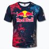 Red Bull Racing 3D Men's T-shirt F1 Formula Racing Red Bull Racing Suit Extreme Sports High Quality Brand Training Suit