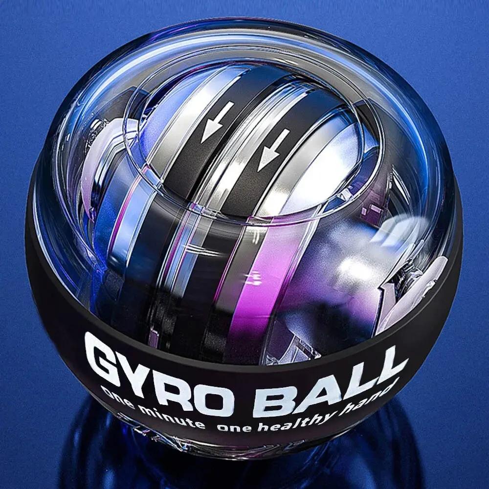 

Светодиодный мяч для запястья Power Trainer Ball с автозапуском, гироскопический тренажер для рук, тренажер для предплечья, Power Wrist Gyro Ball, спортивное оборудование для фитнеса