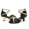 Latin Dance Shoes Women's High Heel Dance Shoes Tango Soft Bottom Dance Shoes Girls Salsa Ballroom Shoes