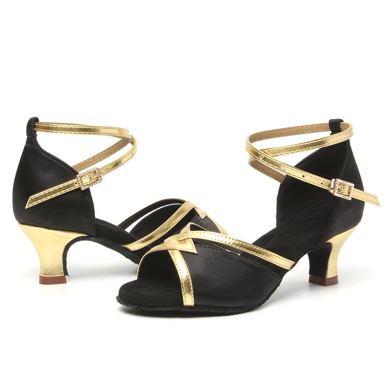 Latin Dance Shoes Women's High Heel Dance Shoes Tango Soft Bottom Dance Shoes Girls Salsa Ballroom Shoes