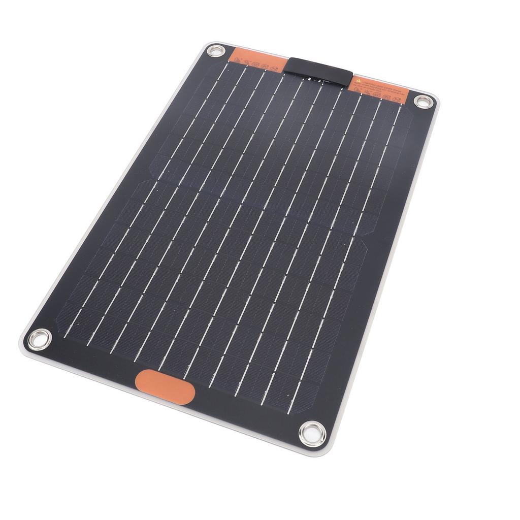 Solar Panel 15W 5V 2A Dual Type C Output Monocrystalline Silicon Portable Solar Panel Charger for
