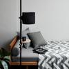 DRAW A LINE 026 Fabric Lamp, Black, Vertical Only, Compatible with 001002003, D-FB-BK
