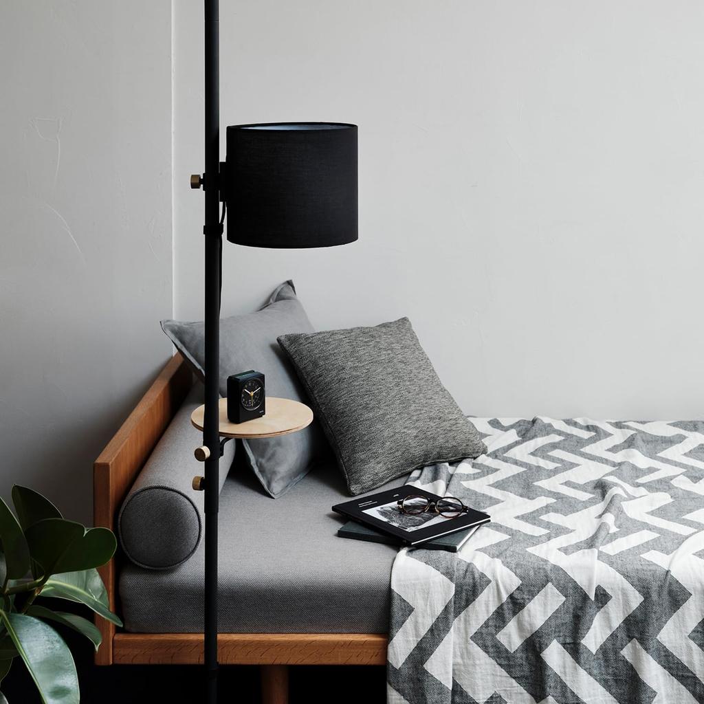 DRAW A LINE 026 Fabric Lamp, Black, Vertical Only, Compatible with 001002003, D-FB-BK