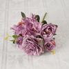 Rose Artificial Peony Flowers Landscape Silk Hydrangea Fashion Bridal Bouquet  Wedding Arrangements
