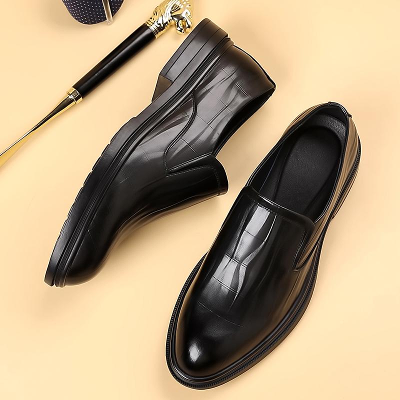 Fashion Stylish Casual Leather Man Loafers New Arrival Mens Casual Shoes Lightweight Business Shoes Handmade Slip on Flats Driving Shoes