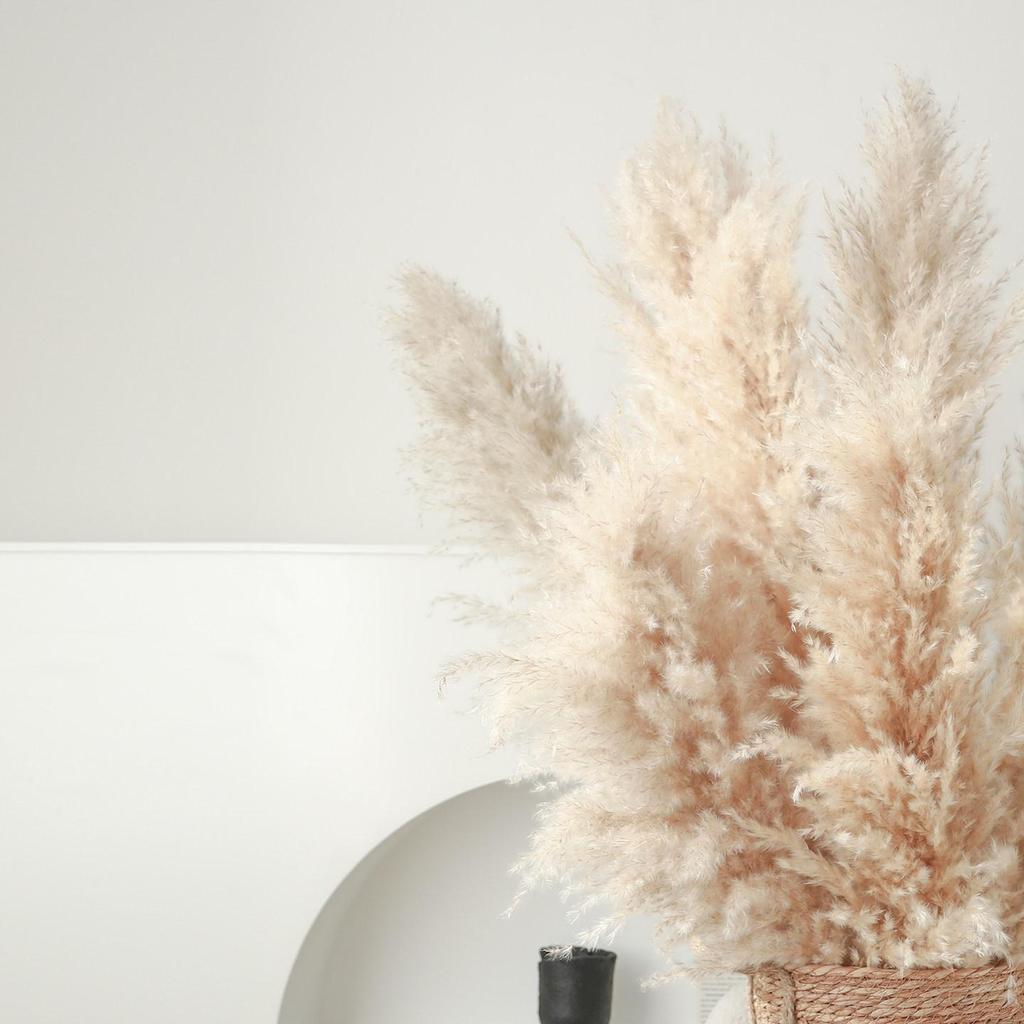 Natural Air-Dried Reed and Cattail Flower Bouquet for Floor Vase Decoration
