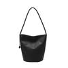 New Korean Version Trendy Shoulder Bucket Bag Retro Niche Messenger Bag Fashionable Versatile Bag Women