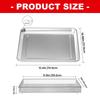 Baking Tray with Safe Handle and Air Fryers Basket Stainless Steel Texture for Secure Handling in Air Fryers Ovens Grills