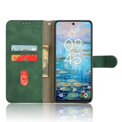 Für TCL 60 XE Lederhülle Hautgefühl Anti-Sturz Brieftasche Flip Handyhülle