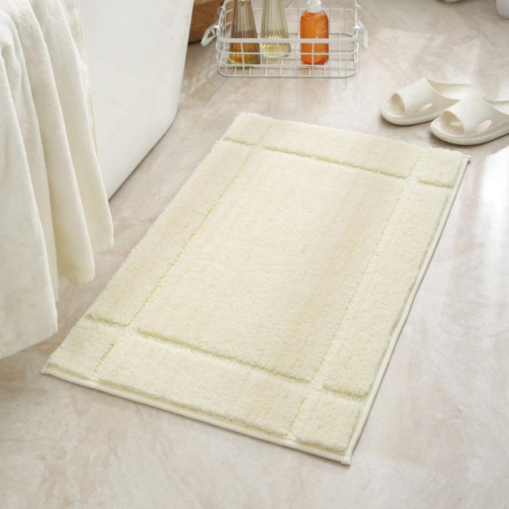 Sponge Bathroom Cashmere Thickening Mat Bath Non-slip Carpets In Wash Basin Bathtub  Floor Rug Shower Room Doormat Memory Foam 3D Pad