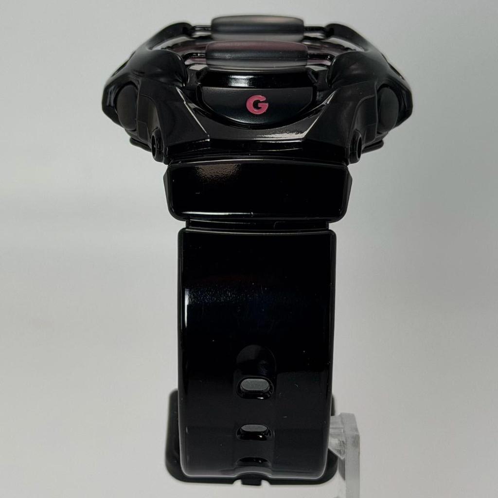 Used Working item CASIO Baby-G BG-169R Casio wristwatch quartz black pink dial ladies