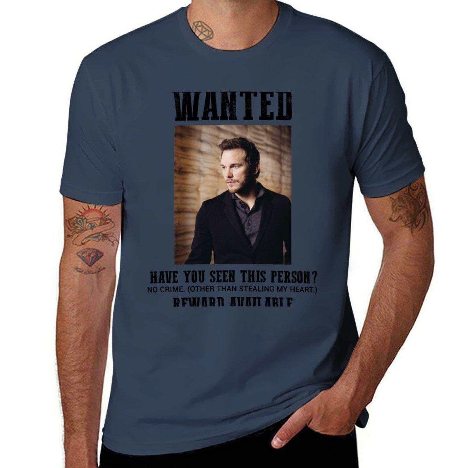 wanted chris pratt TShirt Festival Short Sleeve TShirt S