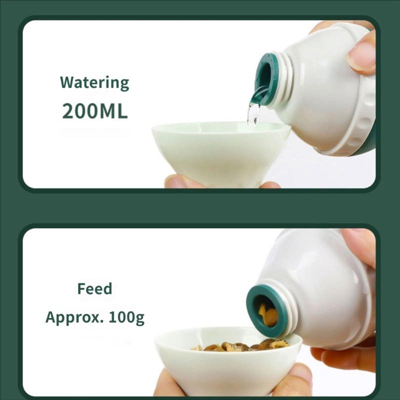 Portable Pet Water Dispenser for Dog and Puppies, Clip-On Travel Water Bottle for Walking, Camping, and Quick to Carry, Leakproof, 200ml