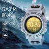 Kids Digital Sports Watch Waterproof Multi-Function Alert Date Day Display Dual Time LED Analog for Boys and Girls