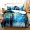GhostwireTokyo Bedding Set Single Twin Full Queen King Size Bed Set Aldult Kid Bedroom Duvetcover Sets Anime Bed Sheet Set