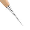 2 Styles Leather Craft Awl Tool Hole Maker Wooden Handle Sewing Stitching Punching Sewing Supplies Stainless Steel Punch Tools