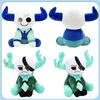 Phighting Medkit Plush Toy Two-horned Cow Stuffed Cattle Doll Fans Birthday Gifts