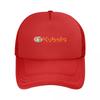 Kubota Orange Emblem Mesh Baseballkappen Snapback Mode Baseballmützen Atmungsaktiv Lässig Kappe Outdoor Für Unisex und Damen
