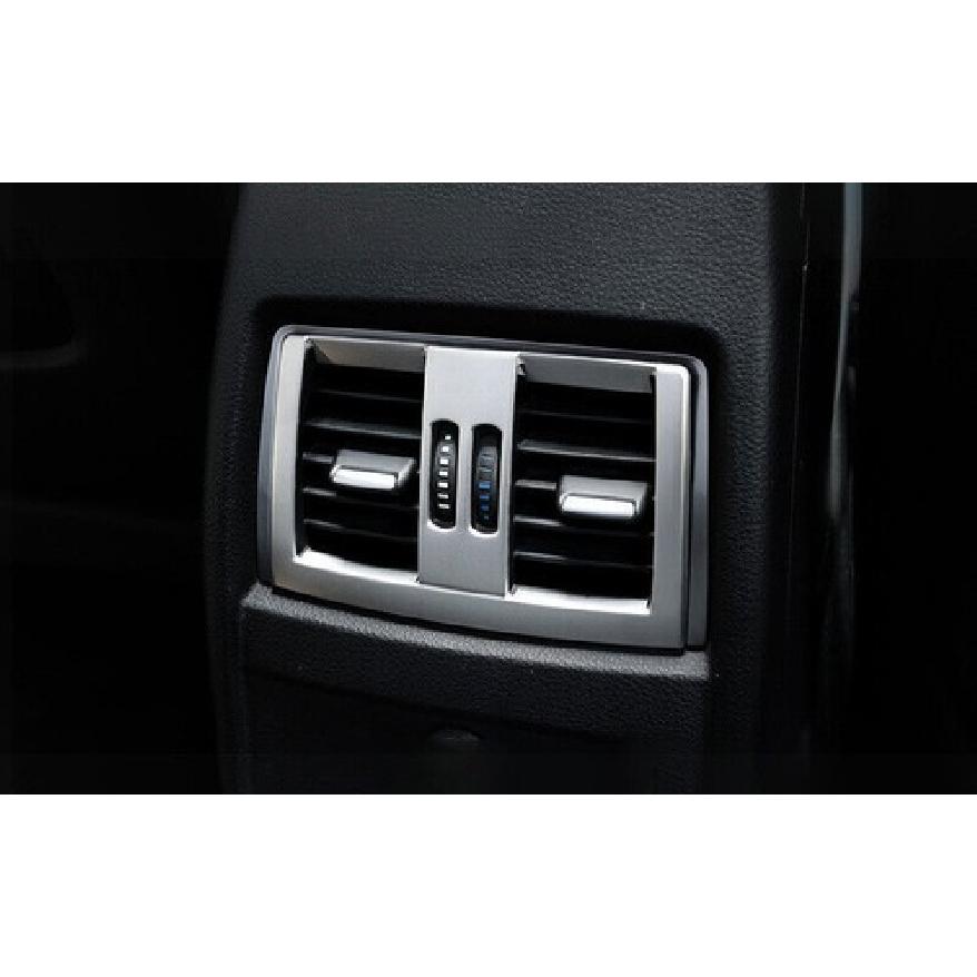 For 2013- BMW 3 4 Series GT Silver Steel Rear Air Outlet Vent Frame Trim 1X