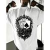 European Size Streetwear Ace of Spades And Dice Print Men'S Crew Neck T-Shirt, Breathable Round Neck Casual Top, Regular Fit for Gym, Office