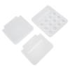 3PCS Moule de Support à Huile Moule de Support de Rangement Silicone Souple Réutilisable Opération Facile Moule de Support d'Exposition pour Époxy DIY