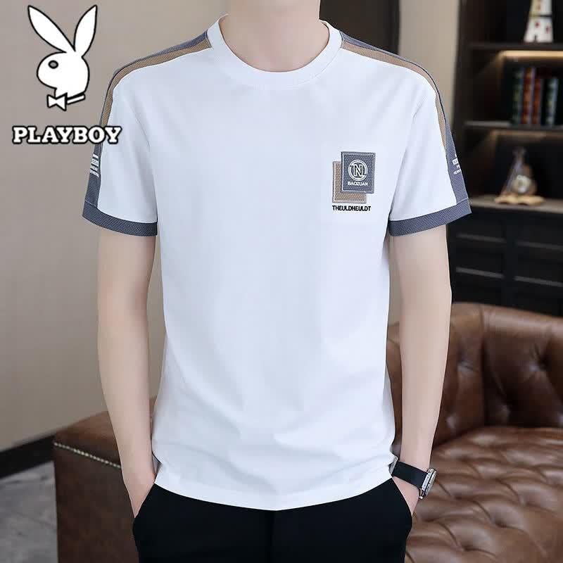 PLAYBOY Men's Casual Short Sleeve T-Shirt