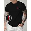 European Sizes  Men'S Trendy Brand Fashion Skull Rabbit Print Casual Comfortable Men'S Round Neck Short Sleeve T-Shirt | Crew Neck
