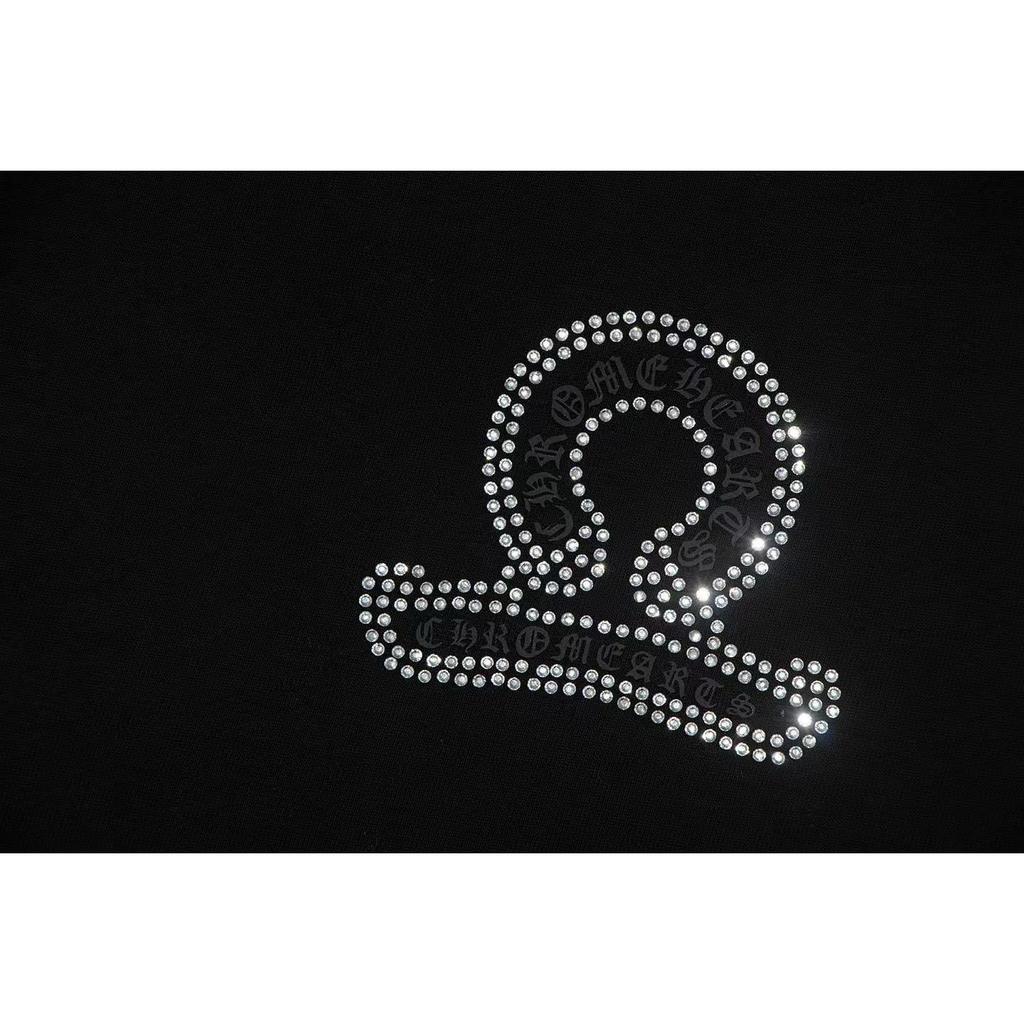 W373 CHROME HEARTS 2025 Vară nouă de înaltă calitate din bumbac, guler rotund, vrac, mărime mare, tricou pentru bărbați și femei, tricou pentru cupluri