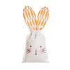 6/1Pcs Easter Bunny Linen Gift Bags Rabbit Carrot Sweet Candy Snack Bags with Drawstring for Easter Party Decoration Kids Favors