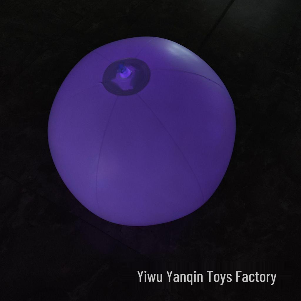 Color-Changing LED Inflatable Beach Ball - Remote Controlled, Waterproof, Pool & Concert Prop