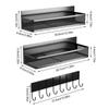 Shelf Spice Rack Magnetic Kitchen Organizer Removable Powerful Magnetic Shelf No Drilling Needed for Holding Jars Refrigerator