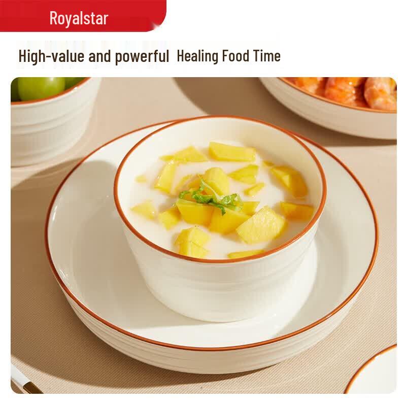 Royalstar Zizhen Huali 10-Piece Ceramic Dinnerware Set