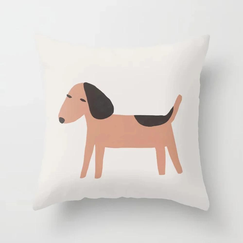 Cute Animal Pattern Pillowcase Office Living Room Car Ornaments Home Pillowcase