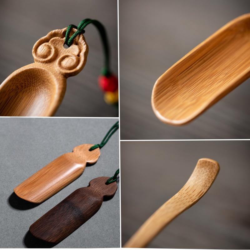 Traditionelles Retro Chaze Tee-Nadel-Set Handgefertigtes Teezubehör Kaffeebohnen-Dosierablagen Gewürzspender-Werkzeuge Geschenke