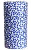 Kitusako Kyoto-made Yuzen Paper Tea Canister with Cherry Blossom Pattern [Prevents Tea Leaf Deterioration]  Tea Caddy, Tea Canister, Tea Container,