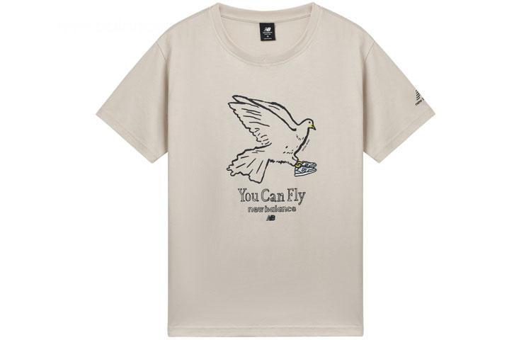 New Balance Naijel Tee T Shirt Unisex Beige AMT12341-GOK M