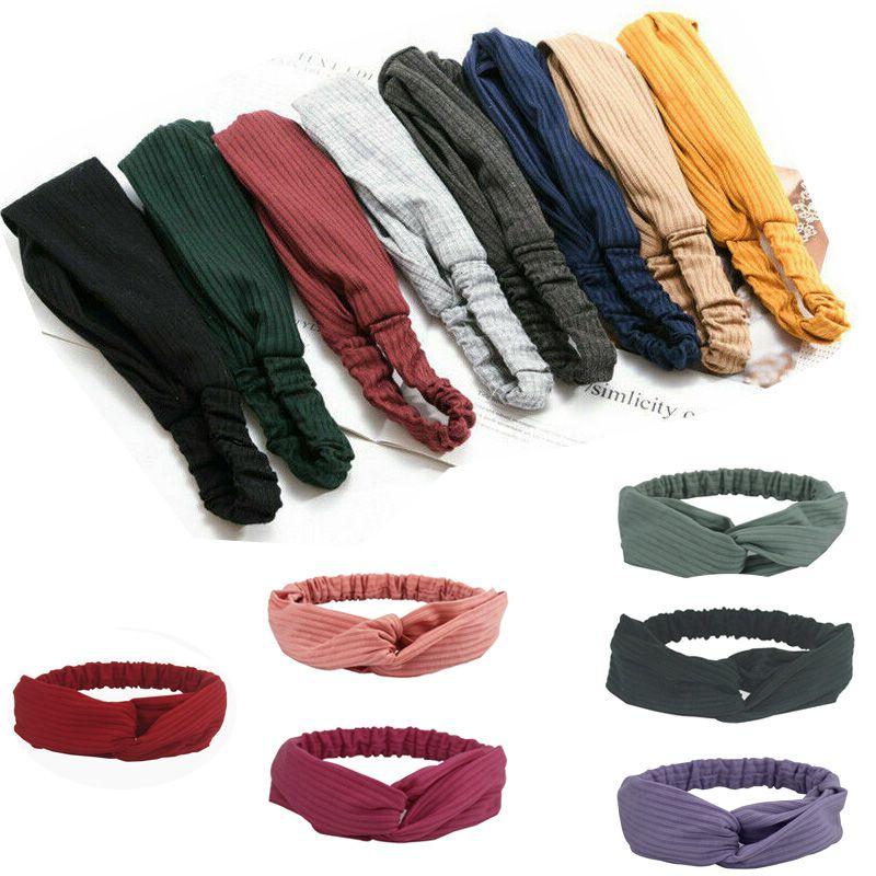 Luxuriously Soft Twist Knot Head Wrap Boho Headband For Women And Ladies