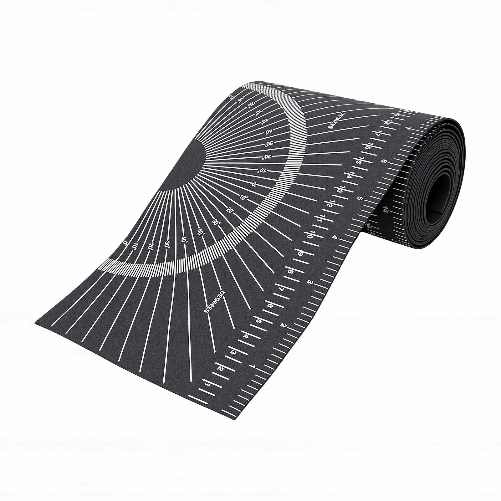 Pipe Wrap Around Tape Multifunctional Portable Flex Angle Measuring and Marking Tool for Pipeline