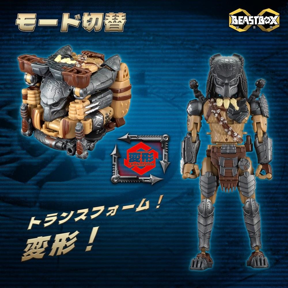 BEASTBOX INFINITY Series IB-17 Wolf Predator Transforming Action Figure Highly Articulated Mecha Robot Cube Collectible Toy Suitable As Gift for