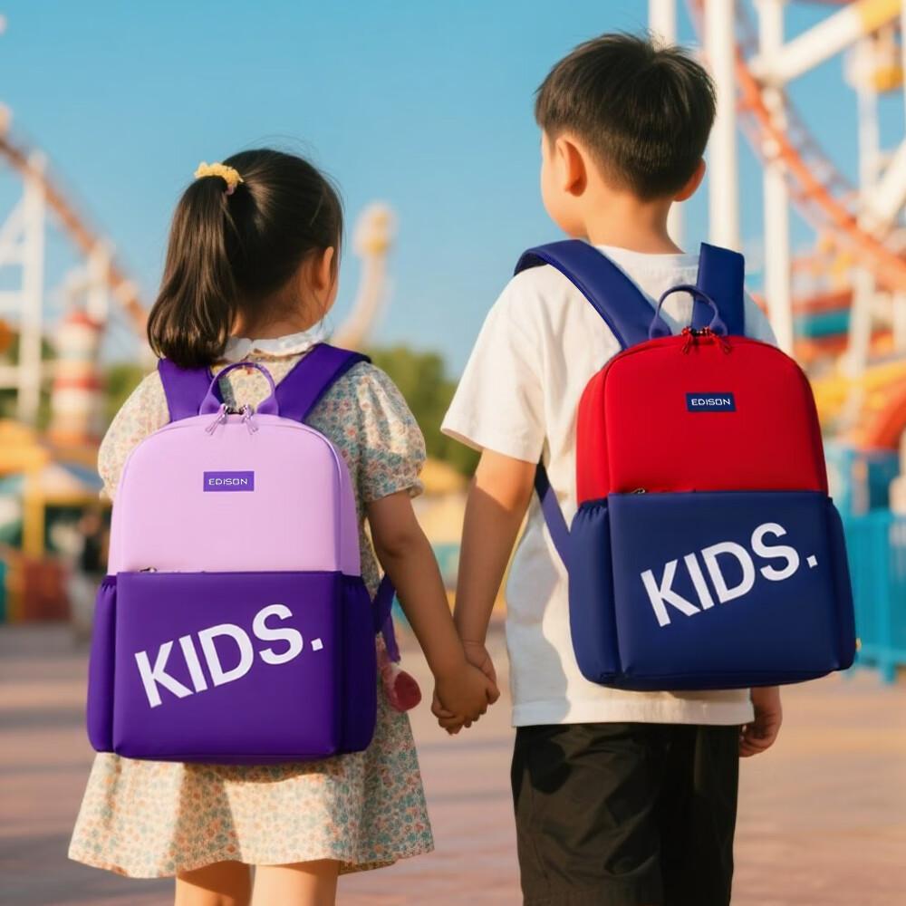 Edison Outdoor Travel Backpack, Lightweight Backpack L06-2, Violet Color, 32*14*35cm