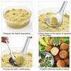 Meatball Scoop Stainless Steel Non-stick Mold Long Handle Holes Meatball Maker Shaper Mold For Dining Cooking Beef Chicken Pork