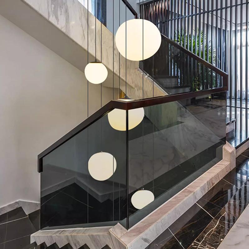 Nordic luxury staircase pendant light modern ceiling light home decoration dining room chandelier living room lighting fixtures