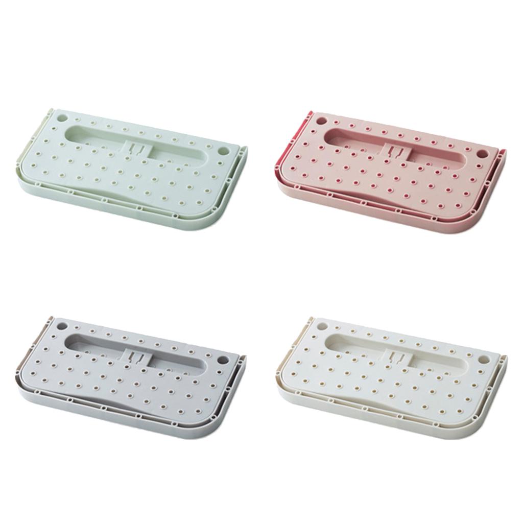 Wall Mounted Shoe Rack for Entryway Space Saving Folding Plastic Shoe Storage Organizer For Bathroom