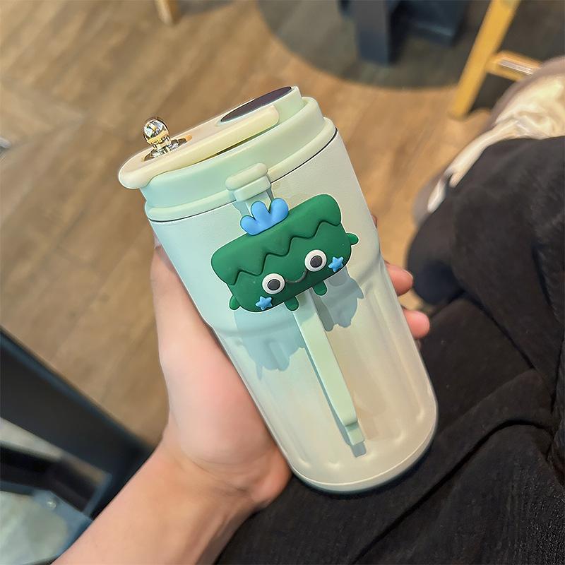 High Value Intelligent Temperature Display Coffee Cup Portable Car Gift Water Cup 111 Stainless Steel Thermos Cup Logo