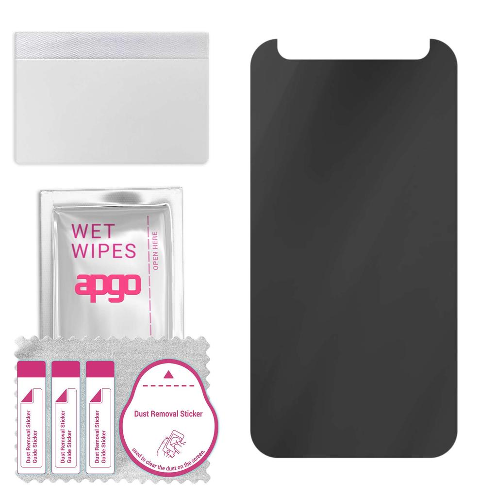 apgo Matné hybridní ochranné sklo pro soukromí kompatibilní s Motorola Moto C Plus, flexibilní nano sklo, skvělá náhrada za tvrzené sklo, odolné proti poškrábání