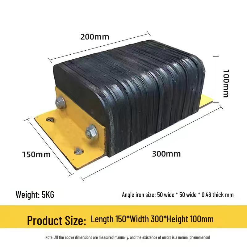 Rubber Anti-Collision Buffer Pad for Unloading Platforms