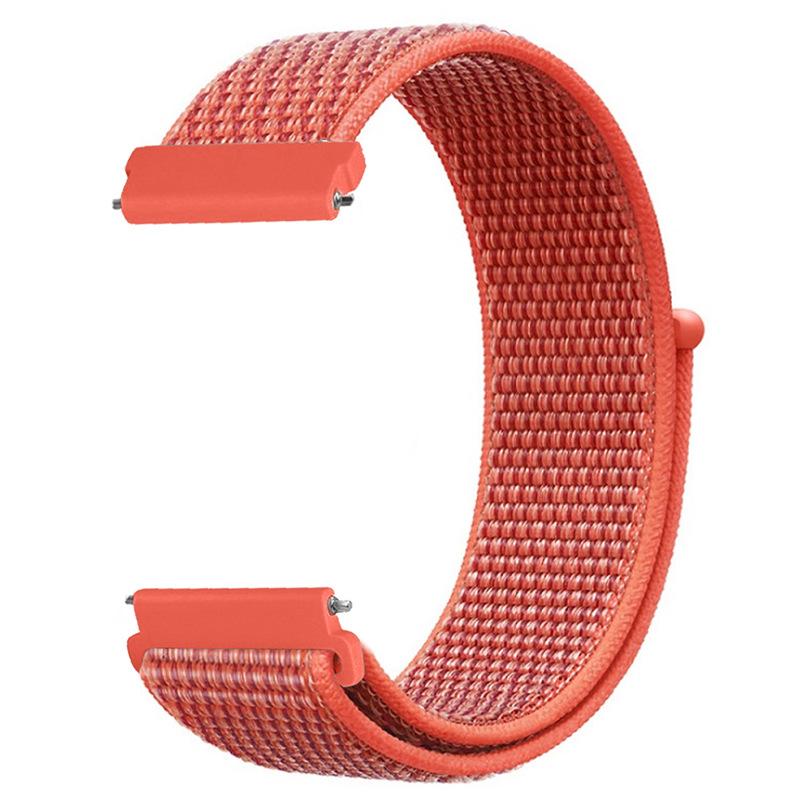 20mm 22mm Nylon Loop Band for Samsung Galaxy Watch 7/6/Classic/5/4/3/Gear S3 Wristband Huawei Watch 4/GT-2-3-Pro/Amazfit GTR/GTS
