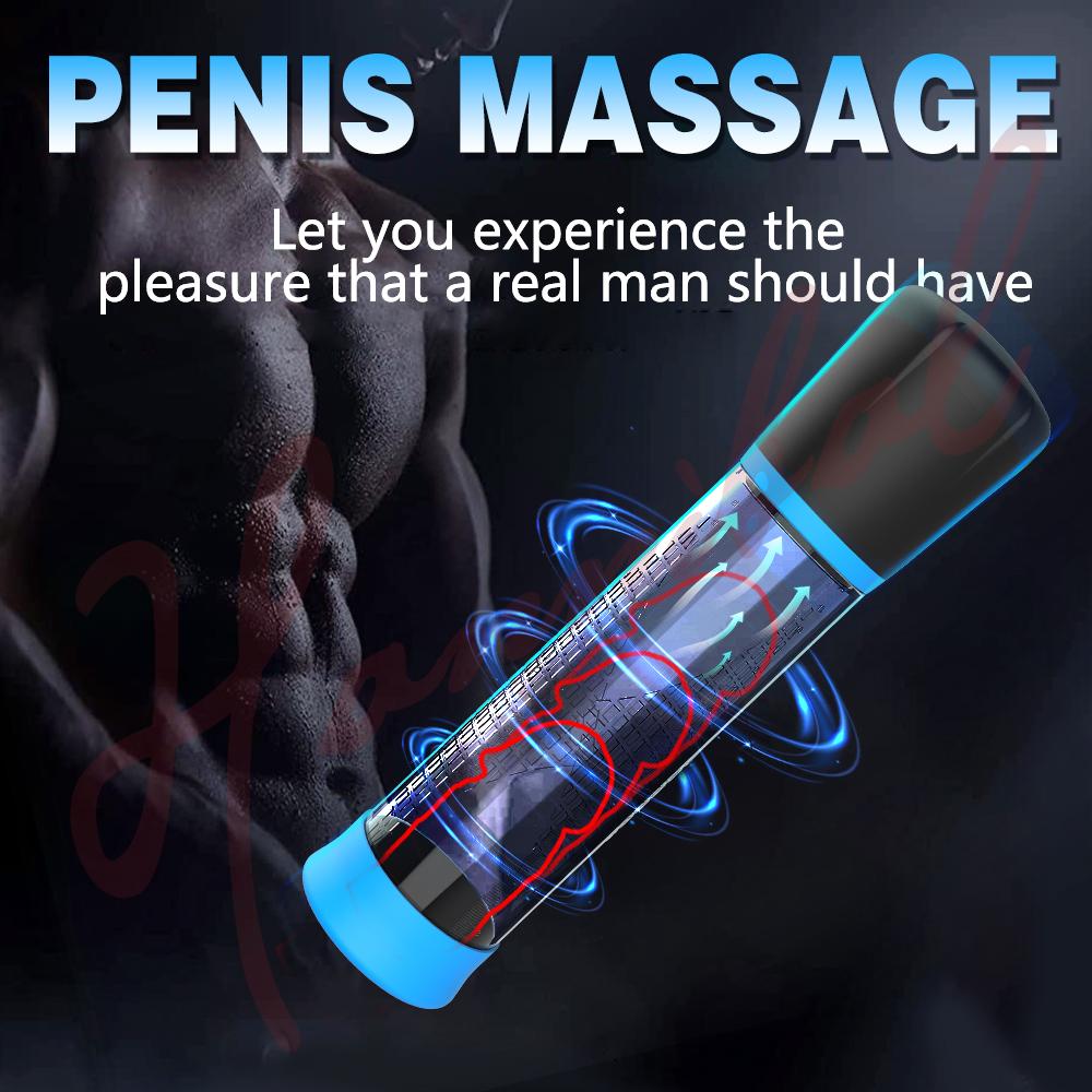 Hannibal Electric Penis Pump Penis Enlargement Extend Pump Penis Stimulation Male Masturbators Cup Dick Pump Sex Toys for